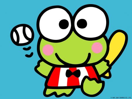 Papel de parede Keroppi – Baseball para download gratuito. Use no computador pc, mac, macbook, celular, smartphone, iPhone, onde quiser!