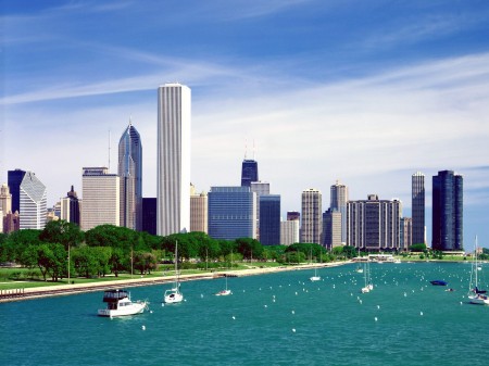 Papel de parede Lago Michigan, Chicago para download gratuito. Use no computador pc, mac, macbook, celular, smartphone, iPhone, onde quiser!