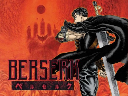 Papel de parede Logo Berserk com Guts para download gratuito. Use no computador pc, mac, macbook, celular, smartphone, iPhone, onde quiser!