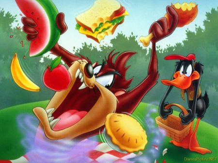 Papel de parede Looney Tunes – Picnic para download gratuito. Use no computador pc, mac, macbook, celular, smartphone, iPhone, onde quiser!