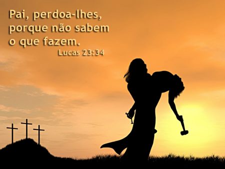 Papel de parede Lucas 23:34 para download gratuito. Use no computador pc, mac, macbook, celular, smartphone, iPhone, onde quiser!