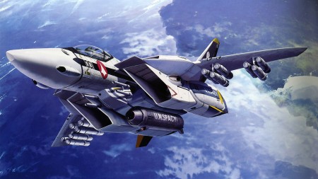 Papel de parede Caça Macross Fighter para download gratuito. Use no computador pc, mac, macbook, celular, smartphone, iPhone, onde quiser!