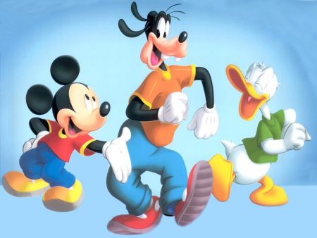 Papel de parede Mickey Pateta e Donald para download gratuito. Use no computador pc, mac, macbook, celular, smartphone, iPhone, onde quiser!