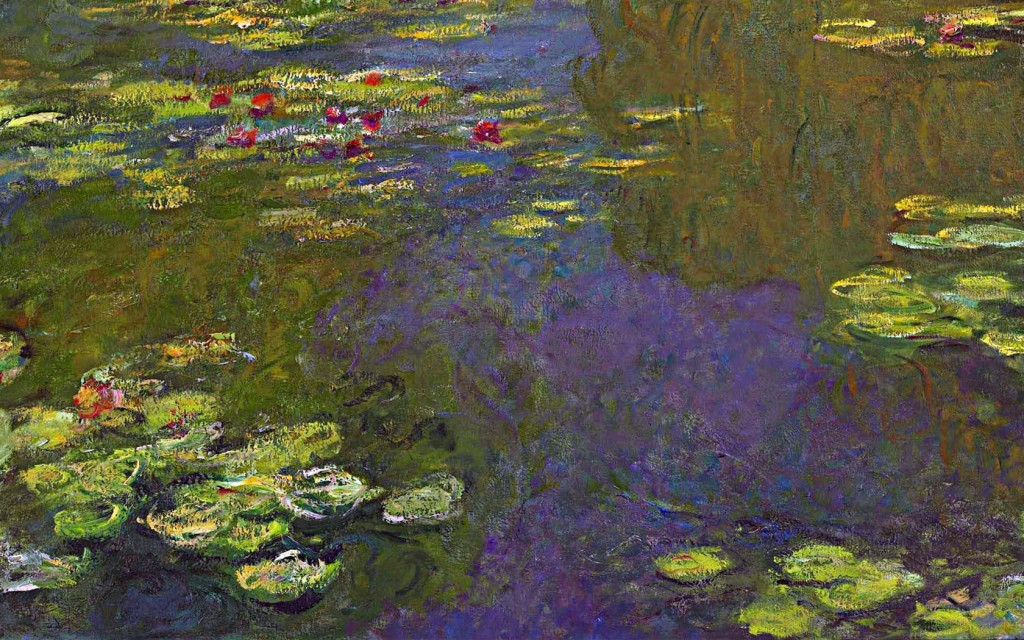 Papel de parede Monet – Ninféias para download gratuito. Use no computador pc, mac, macbook, celular, smartphone, iPhone, onde quiser!