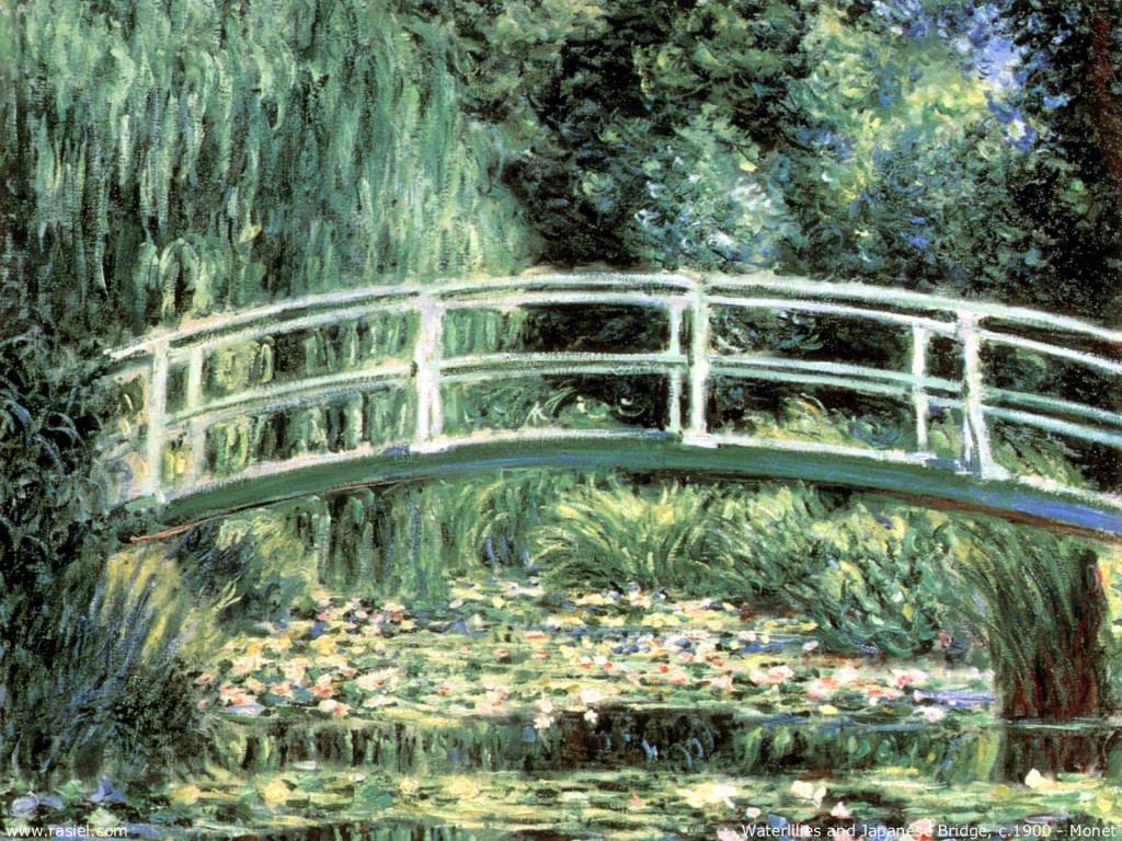 Papel de parede Monet – Ponte para download gratuito. Use no computador pc, mac, macbook, celular, smartphone, iPhone, onde quiser!