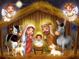 Papel de parede Nascimento de Jesus