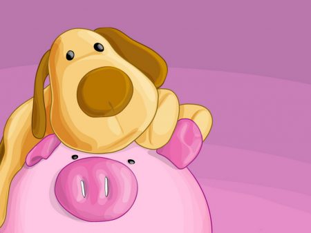 Papel de parede O Porco e o Cachorro para download gratuito. Use no computador pc, mac, macbook, celular, smartphone, iPhone, onde quiser!