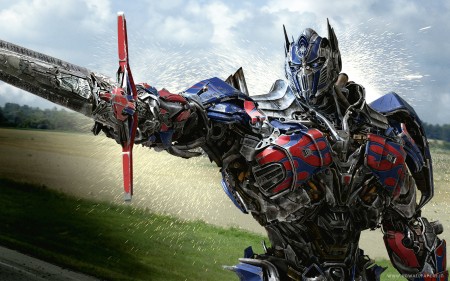 Papel de parede Transformers 4: Optimus Prime em Batalha para download gratuito. Use no computador pc, mac, macbook, celular, smartphone, iPhone, onde quiser!