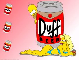 Papel de parede Os Simpsons – Duff