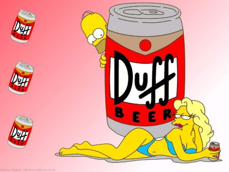 Papel de parede Os Simpsons – Duff para download gratuito. Use no computador pc, mac, macbook, celular, smartphone, iPhone, onde quiser!