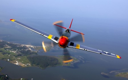 Papel de parede P-51 Mustang para download gratuito. Use no computador pc, mac, macbook, celular, smartphone, iPhone, onde quiser!