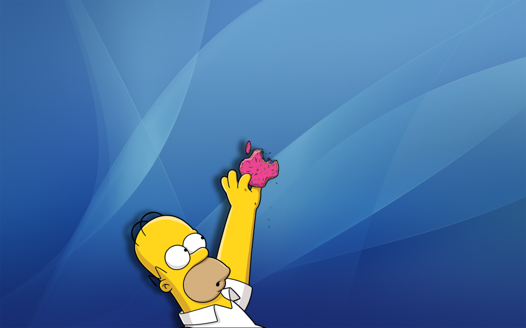 Papel de parede Os Simpsons – Homer Simpson para download gratuito. Use no computador pc, mac, macbook, celular, smartphone, iPhone, onde quiser!