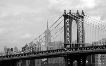 Papel de parede Ponte de Manhattan – Nova Iorque, EUA para download gratuito. Use no computador pc, mac, macbook, celular, smartphone, iPhone, onde quiser!