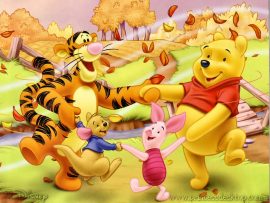 Papel de parede Pooh – Outono