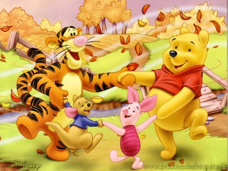 Papel de parede Pooh – Outono para download gratuito. Use no computador pc, mac, macbook, celular, smartphone, iPhone, onde quiser!