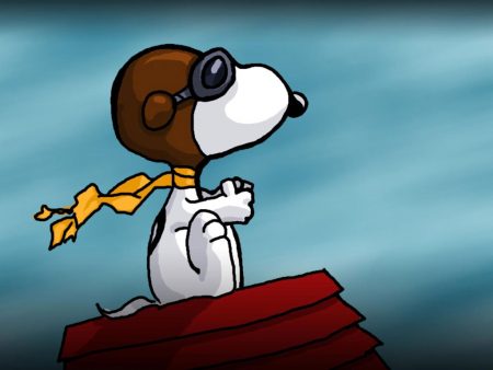 Papel de parede Snoopy – Aviador para download gratuito. Use no computador pc, mac, macbook, celular, smartphone, iPhone, onde quiser!