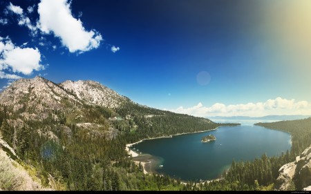 Papel de parede Lago entre Montanhas para download gratuito. Use no computador pc, mac, macbook, celular, smartphone, iPhone, onde quiser!