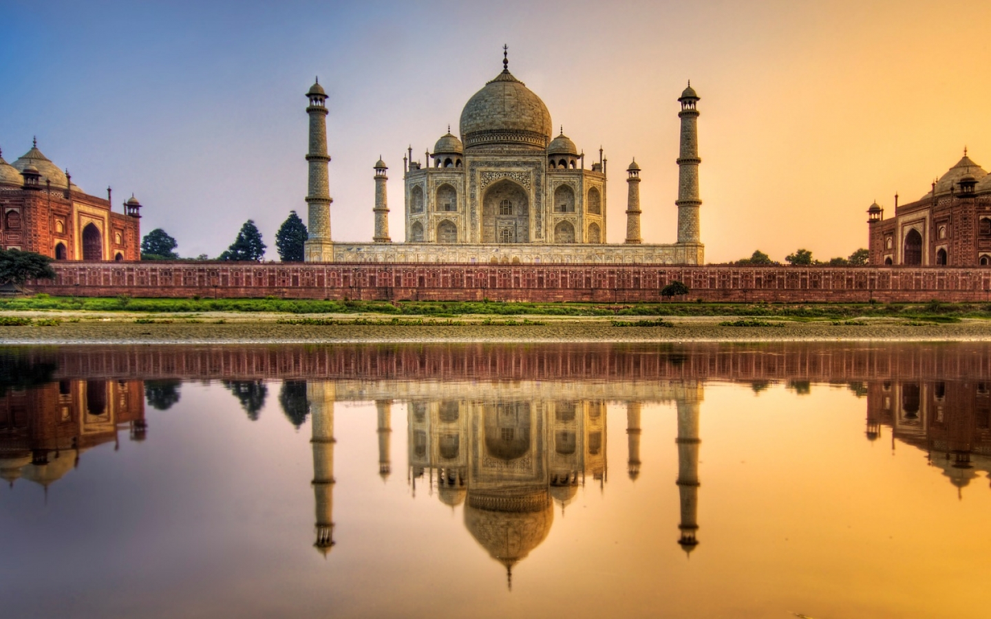 Papel De Parede Taj Mahal índia Wallpaper Para Download No Celular