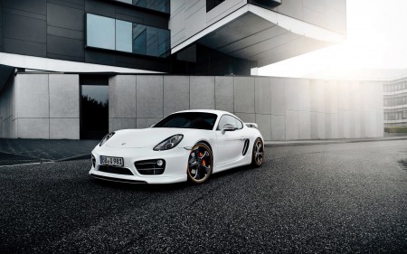 Papel de parede Porsche Cayman Branco para download gratuito. Use no computador pc, mac, macbook, celular, smartphone, iPhone, onde quiser!