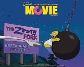 Papel de parede Cena de Os Simpsons – O Filme