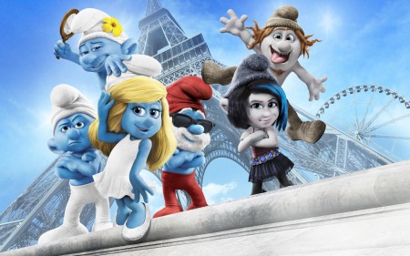 Papel de parede Smurfs 2 para download gratuito. Use no computador pc, mac, macbook, celular, smartphone, iPhone, onde quiser!