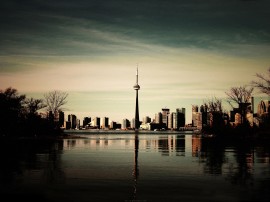 Papel de parede Torre Dusk – Toronto Canadá