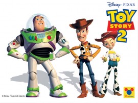 Papel de parede Toy Story -Buzz, Woody e Jessie