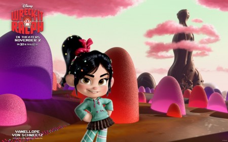 Papel de parede Vanellope Von Schweetz, Detona Ralph para download gratuito. Use no computador pc, mac, macbook, celular, smartphone, iPhone, onde quiser!