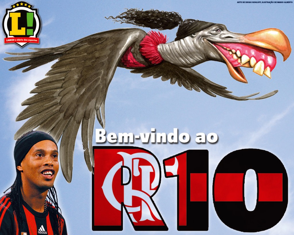 Papel de parede Ronaldinho no Flamengo Bem Vindo para download gratuito. Use no computador pc, mac, macbook, celular, smartphone, iPhone, onde quiser!