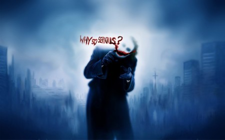 Papel de parede Why So Serious? para download gratuito. Use no computador pc, mac, macbook, celular, smartphone, iPhone, onde quiser!