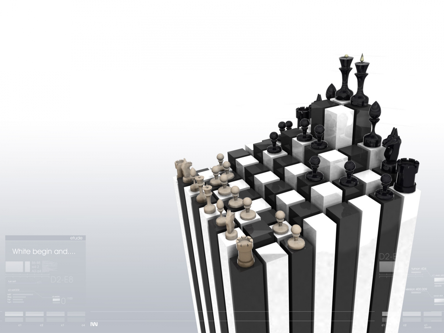 Papel de Parede Xadrez 3D Wallpaper para Download no Celular ou Computador  PC